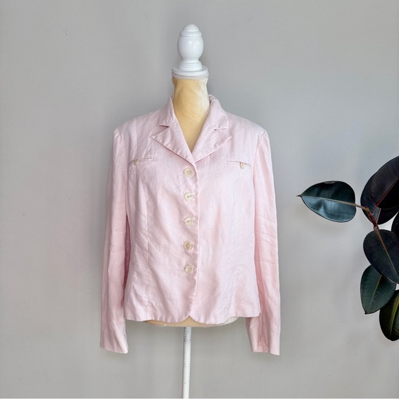 Ralph Lauren Light Pink Linen blazer - Picture 1 of 6